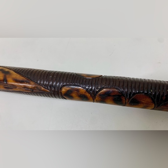 Antique Primitive South/Central American Hand Carved Folk Art Cane Walking Stick - Picture 11 of 16